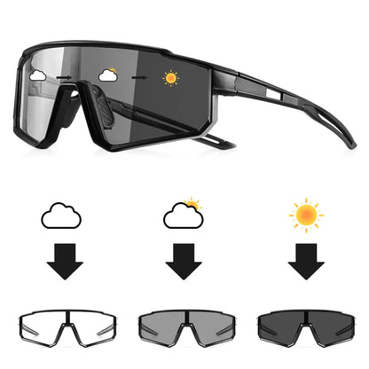 Fashion Photochromic Polarized Sunglasses Men Women Oversized Sun Glasses Male Night Vision Driving Goggles UV400