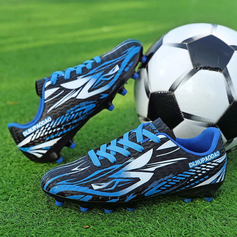 Outdoor Children's Football Shoes Low-cut Kids Soccer Shoes Sports Shoes Comfy Non-Slip Training Shoes For Boys Futsal Sneakers