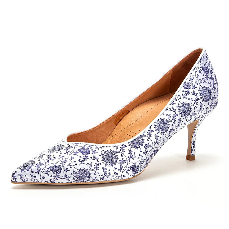 Women's Banquet Shoes New Silk Embroidered High Quality Women's Shoes