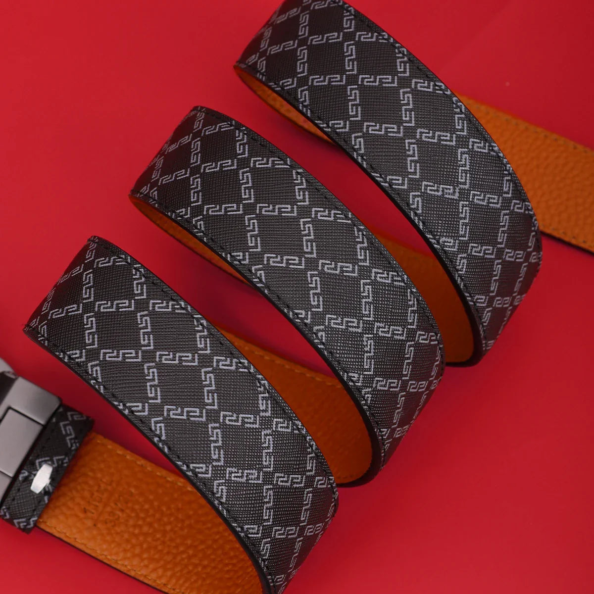 Men's PU Leather Belt with Alloy Buckle, Fashion Casual Business Accessory, Perfect Gift for Boyfriend Husband Father