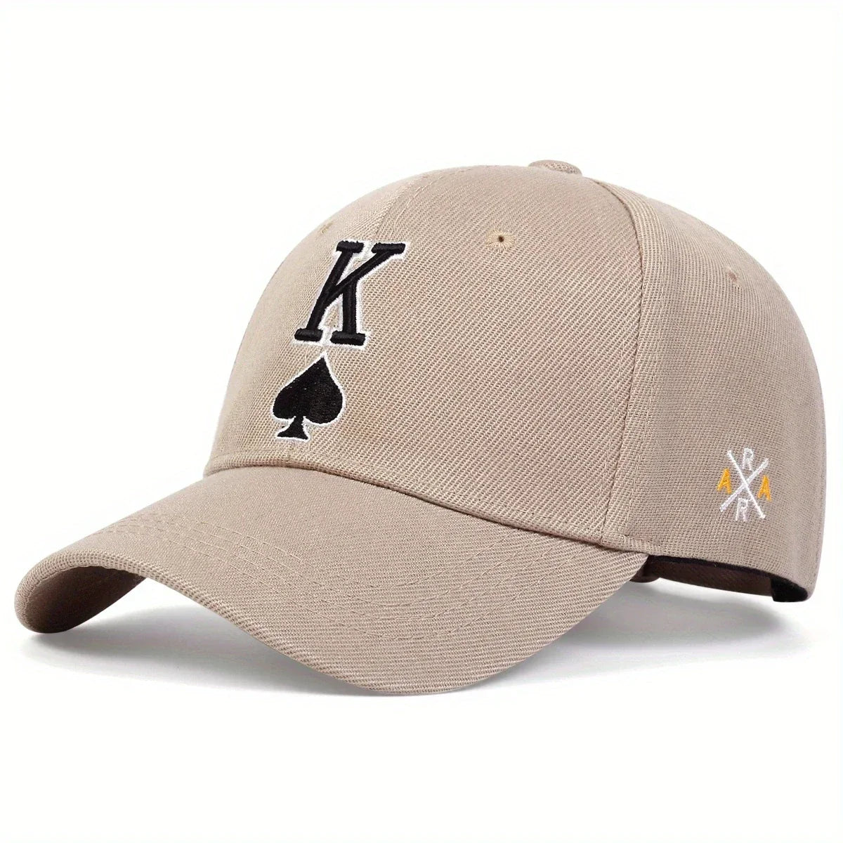 Fashion Hip Hop K Letter baseball cap Hip Hop Snapback Hat Poker Embroidered Golf Hats Outdoor Sports Leisure Caps Dad Hats