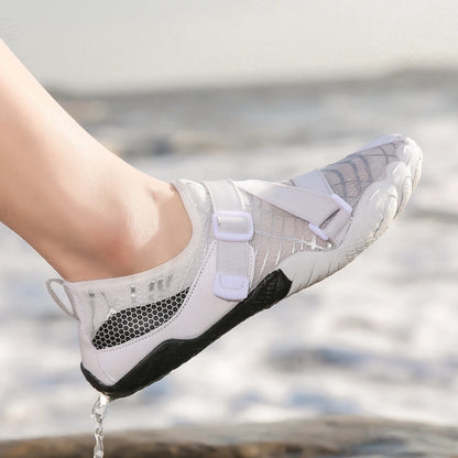 Men's Elastic Aqua Shoes Breathable Women Outdoor Wading Sneakers Quick Dry Water Shoes for Diving Swimming