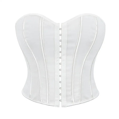 Fashion Strapless Off Shoulder Corset Tank Crop Tops Summer Backless  Camisole Underwear Female Bustier Top