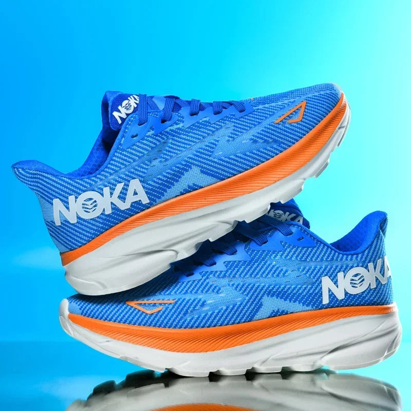 Men's Running Shoes Jogging Cushioning Outdoor Luxury Shoes Trainer Race Breathable Couple Non-Slip Sneakers Mesh Off-road Shoes