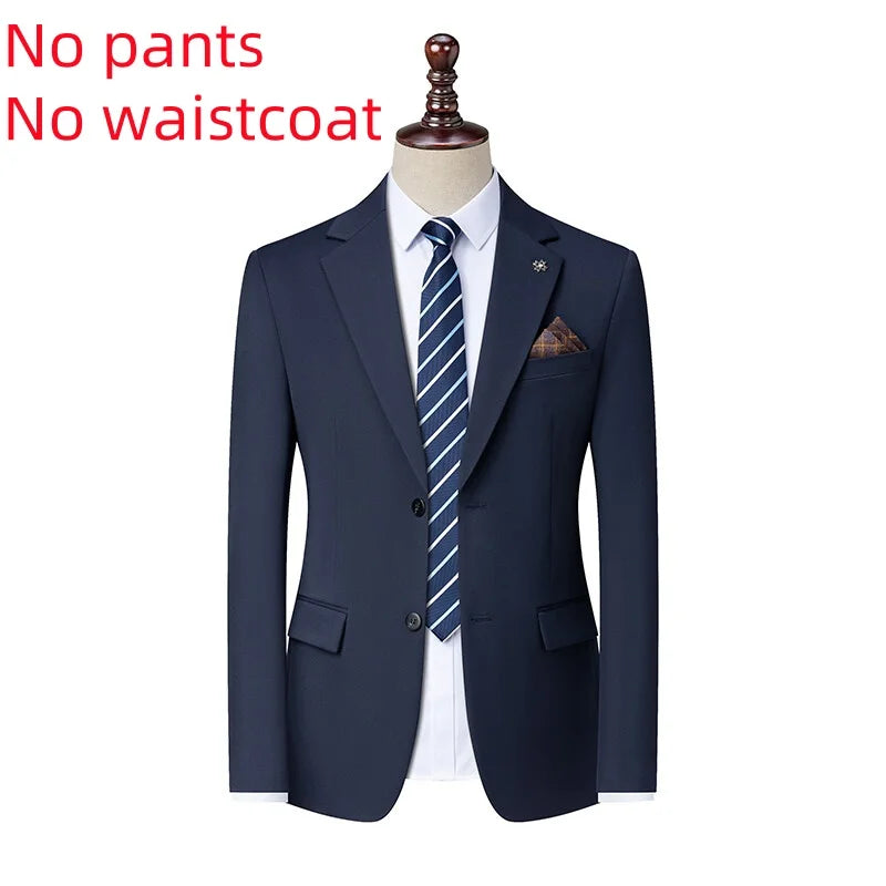 2025 High quality fashion handsome everything fashion business leisure has a single west two sets three sets