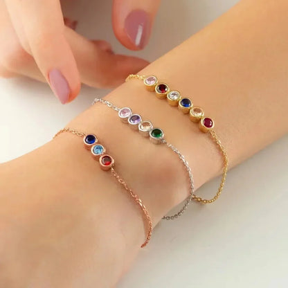 Stainless Steel Charm Crystal Necklace Pendant Birthstone Charms For Jewelry Making Women Earrings DIY Accessories