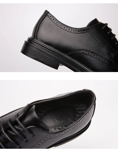 Clsssic Casual Business Shoes For Men Wedding Social Oxford Shoes Men's Dress Leather Office Formal Party Leather Brogues Shoes
