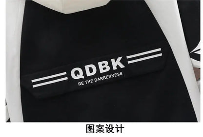 Spring Autumn Casual Men Sets Jacket + Pants Two Pieces Fashion Korean Trend Hooded Baseball Uniform Suit Man Outfit