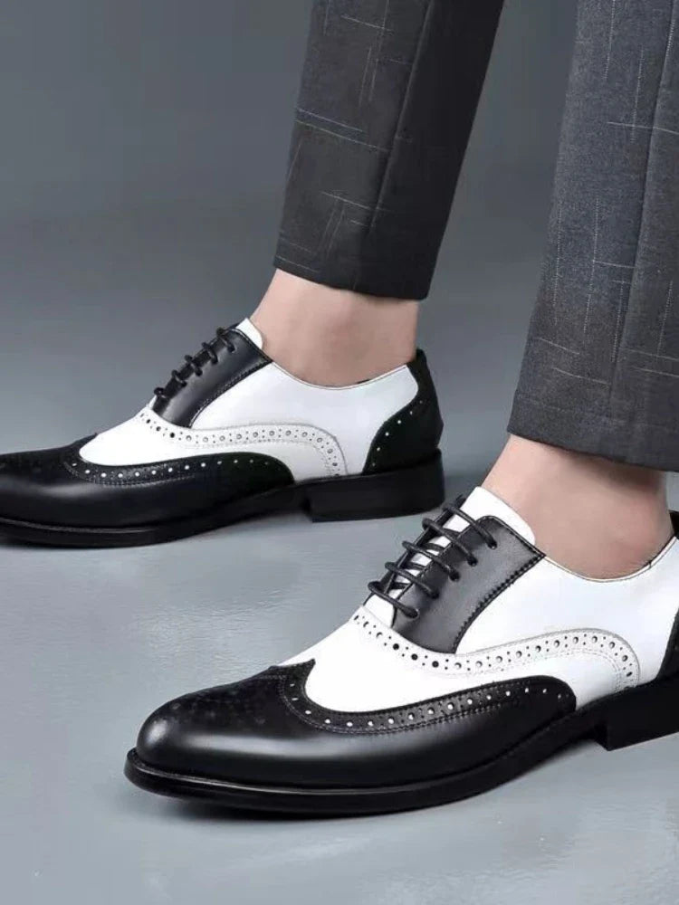 Sapatos de Couro Masculinos para Festas de Casamento