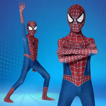 2026 High Quality Superhero Spidermans Costume Bodysuit For Kids Adult Spandex Zentai Halloween Party Cosplay Jumpsuit