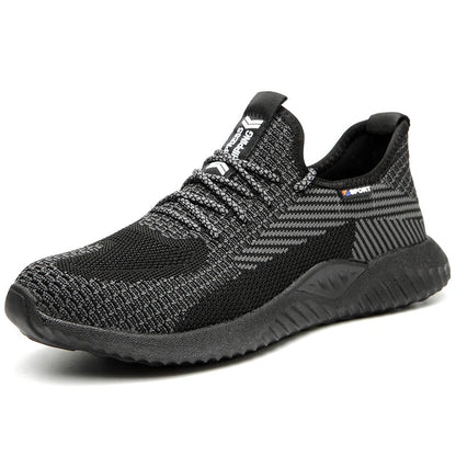 Steel Toe Cap Working Boots Safety Shoes for Man Construction&Indestructible Work Shoes Puncture-Proof Summer Work Shoes