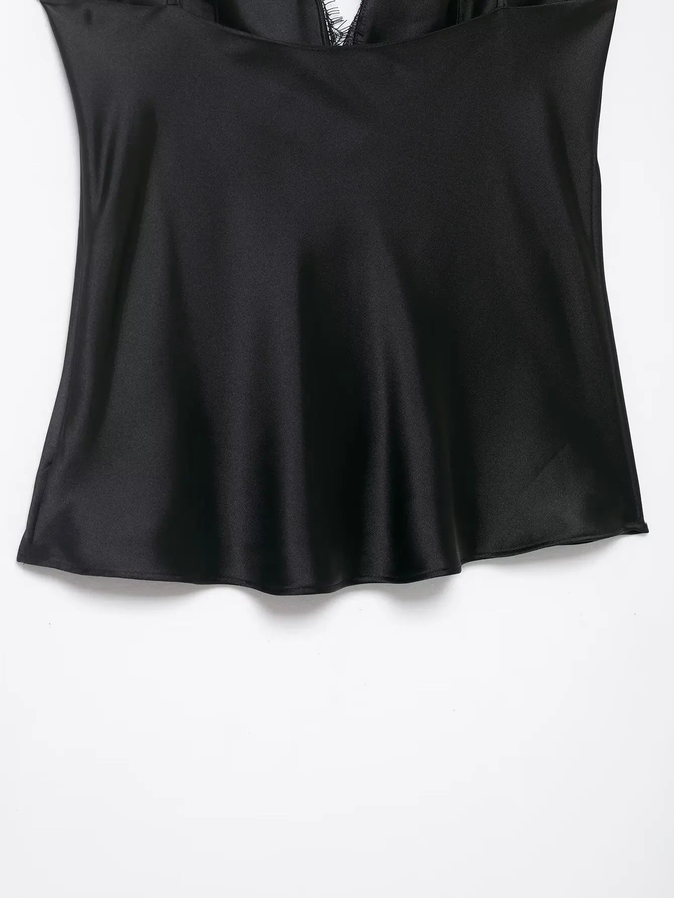 2026 Summer Fashion Women's Slim Tank Tops Sleeveless Backless Solid Lace V Neck Shirt Female Sexy Party Causal Tops