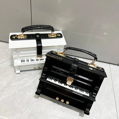 purses and handbags Luxury Designer crossbody shoulder bag For Women piano shape handmade bags Purse Messenger Bag banquet bag