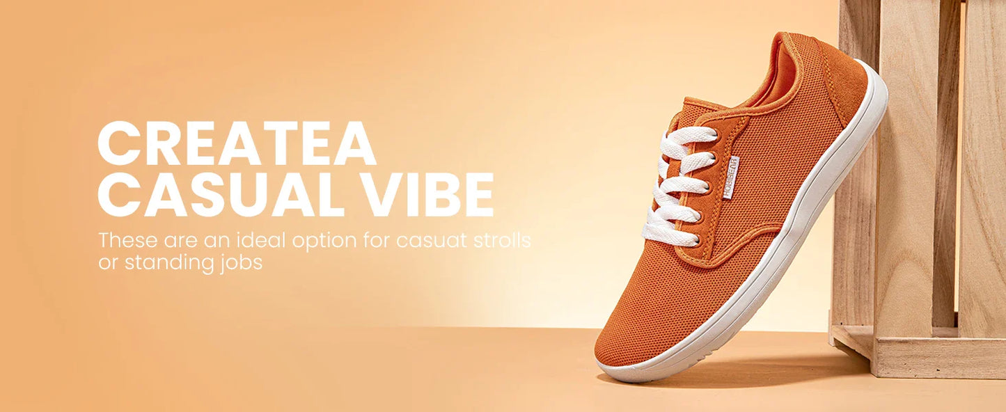 Minimalist Barefoot Shoes Unisex Wide Toe Zero Drop Walking Sneakers Mesh Lightweight Breathable Shoes