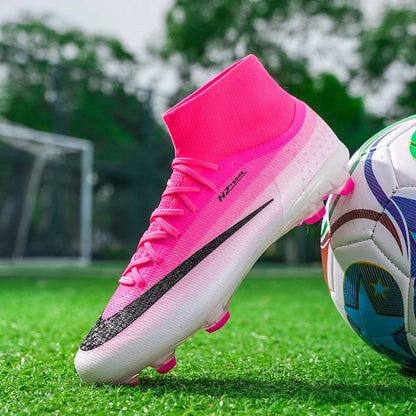New Men Soccer Shoes Hot Sale Football Boots Women Professional TF/FG Sneakers Unisex High-quality Futsal Cleats Ultralight