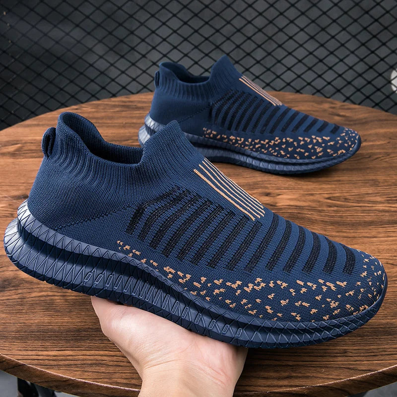 Men Running Walking sock Shoes Fashion Casual Sneakers Breathable Sport shoes Lightweight Men Sneakers Casual Shoes
