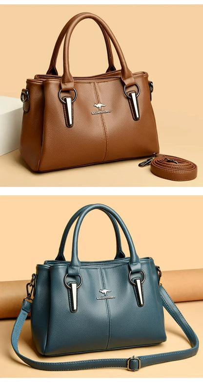 Genuine Fashion 3 Layers Luxury Handbags Women Bags Designer HIgh Quality Leather Crossbody Bags for Women 2024 Shoulder Bag