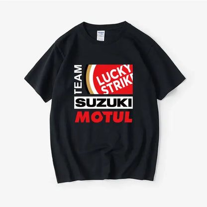 Motorcycle Brand Men's Printed T-Shirt, Summer Style100% Cotton Comfortable and Breathable Short-Sleeve, 2026 New Arrival