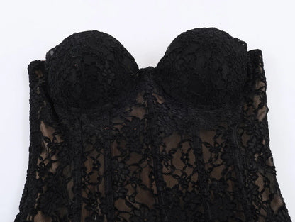French sexy pure desire design camisole vest for women's summer outerwear strapless strapless strapless top