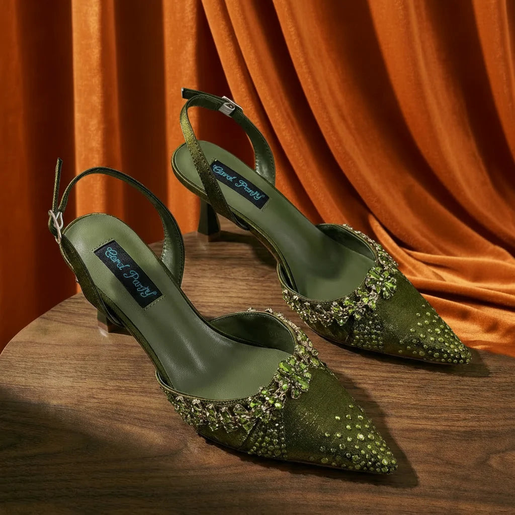 2026 Italian Inspired Coffee Pointed Toe High Heels Matching Handbag Set  COMFORT INCLUDED Elegant Wedding Party Shoes for Women