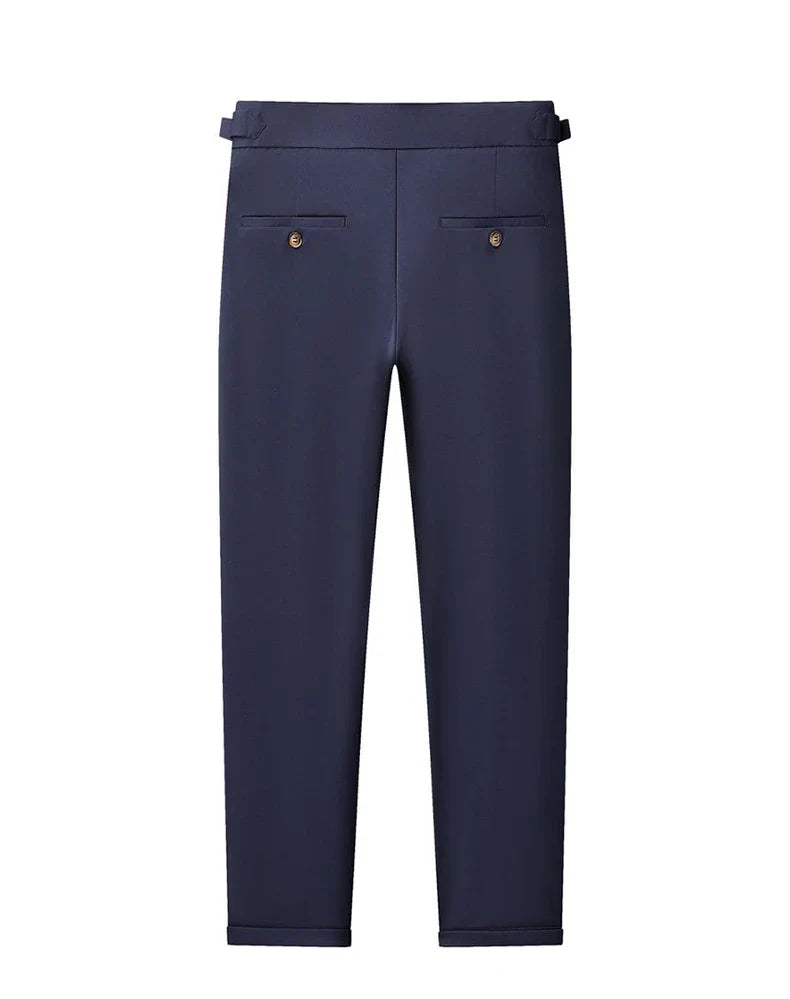 New Men's Stretch Dress Pants Male Business Casual Pants Trendy Mens Wedding Suit Pants Office Commuter Trousers