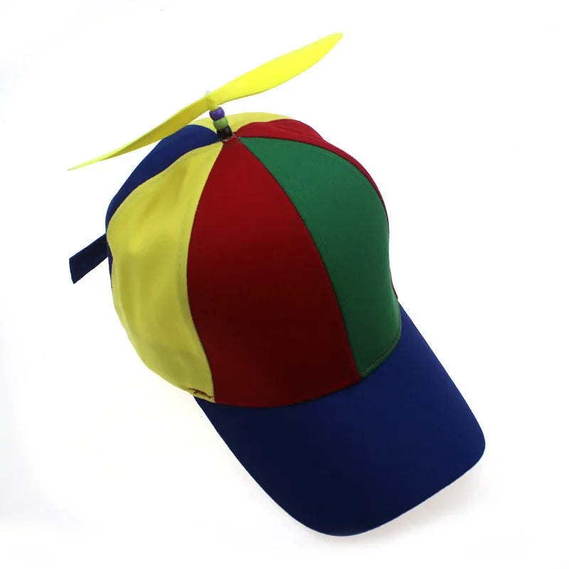 Hat Helicopter Propeller Adventure Dad Hat Rainbow Bamboo Dragonfly Baseball Cap For Adult Kids Boys Girls