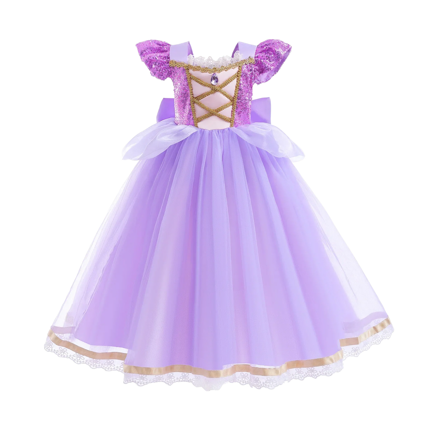 Kids Princess Costume Children Elsa Anna Halloween Dress Girl Cinderella Snow White Dress Rapunzel Mermaid Pageant Disguise