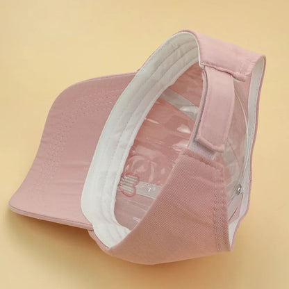 Kids Baseball Caps for Boys Girls Sun Hat Love Heart Hollow High Ponytail Caps Children Adjustable Baseball Caps for 4-12 Years