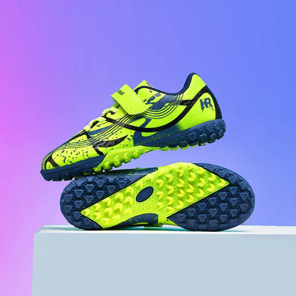 Soccer Shoes with Rubber Soles for Kids, Multicolor FG & TF Training Styles