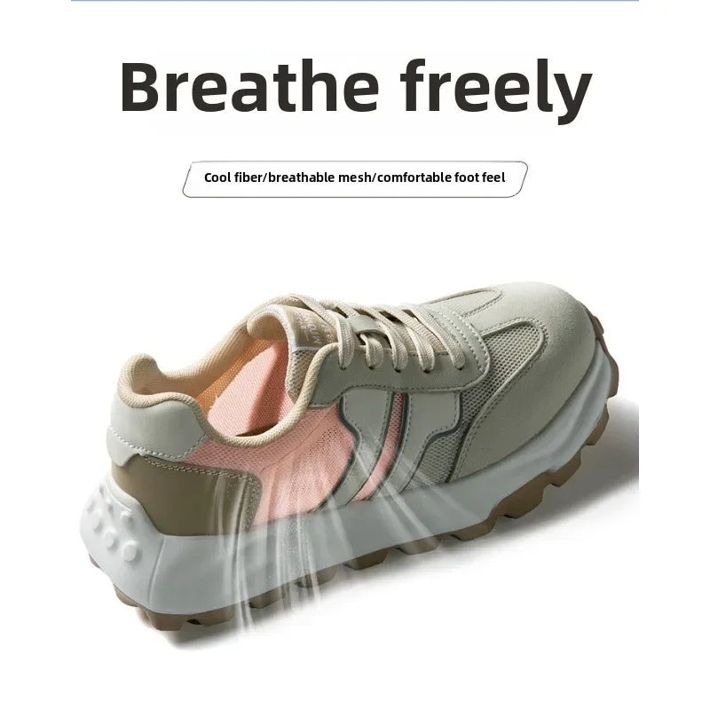 New Women's Safety Shoes with Anti Smashing and Anti Piercing Lightweight Soft Sole and Steel Toe Caps for Work Shoes