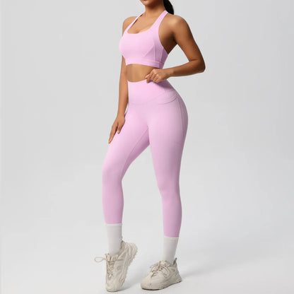 Yoga Suit Sports Set Womens Sportswear Sports women's yoga bra  Tummy Control Slimming Booty Leggings Women's tracksuit
