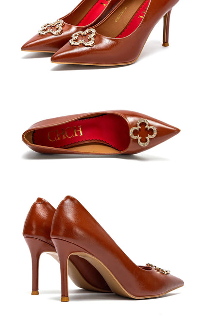 Woman's High Heels  New High Quality Pointed Shoes Business Commuter Girls Shoes Banquet Party Shoes 9cm