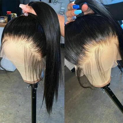 30 32 Inch Brazilian Bone Straight 13x4 13x6 HD Transparent Lace Front Human Hair Wigs 360 Lace Frontal Wig 5x5 6x4 Glueless Wig