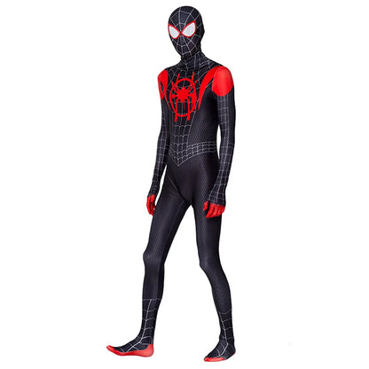 Kids Superhero Spider Costume Spandex Jumpsuit Halloween Cosplay Costumes Bodysuit Kids Separation Party Set Jumpsuit Halloween