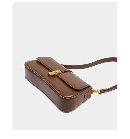 Women Genuine Leather Shoulder Bag Female Fashion Handbag Totes Small Underarm Bag Casual Daybag Mini Purse -KG1313