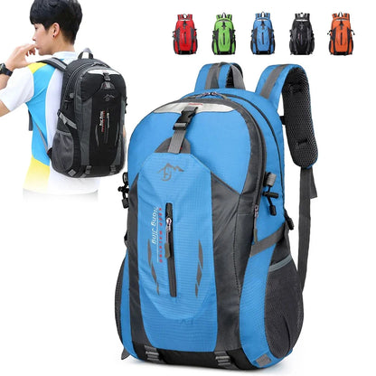 Men Sports Backpack Women Outdoor Travel Backpack Waterproof Motorcycle Backpack Hiking Lightweight Trekking Fishing Duffel Bag