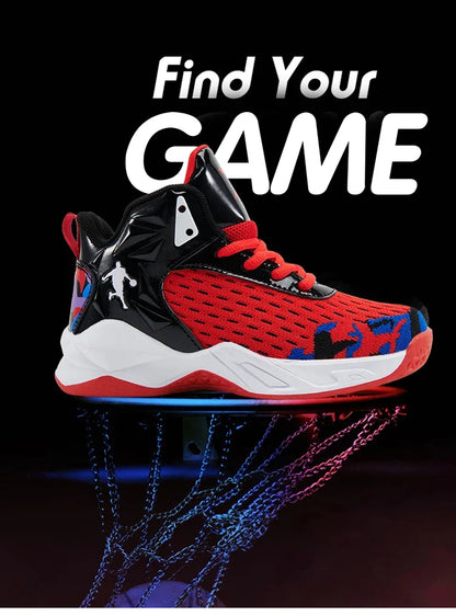 2024 New Children's Basketball Shoes for Boys Non-slip Kids Sport Shoes Wear-resistant Outdoor Kids Girls Sneakers Trainers