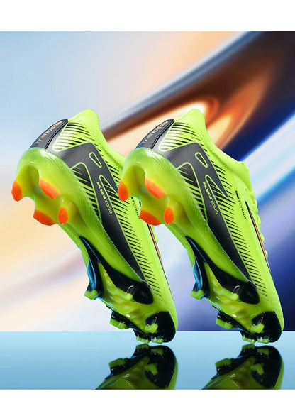 New High-Top Soccer Shoes Professional Training Football Boots TF/FG Non-Slip Soccer Sneakers Outdoor Grass Soccer Shoes