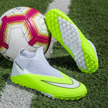 New Men Football Boots High-quality Soccer Shoes Soccer Cleats Professional Turf Training Shoes Ultralight Futsal Match Non-Slip