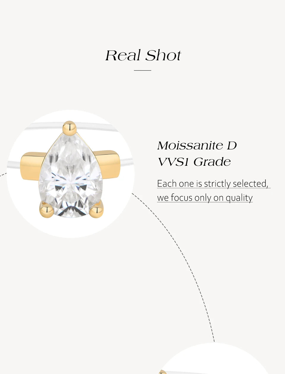 0.8CT DVVS1 Moissanite Rings for Women 925 Sterling Silver Creative Transparent Fishing Line Ring Handmade Jewelry Gift