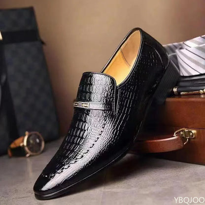 2025 Large Size Fashionable Men's Office Formal Shoes Low Cut Daily Comfortable Pointed Multifunctional Men's Wedding Shoes