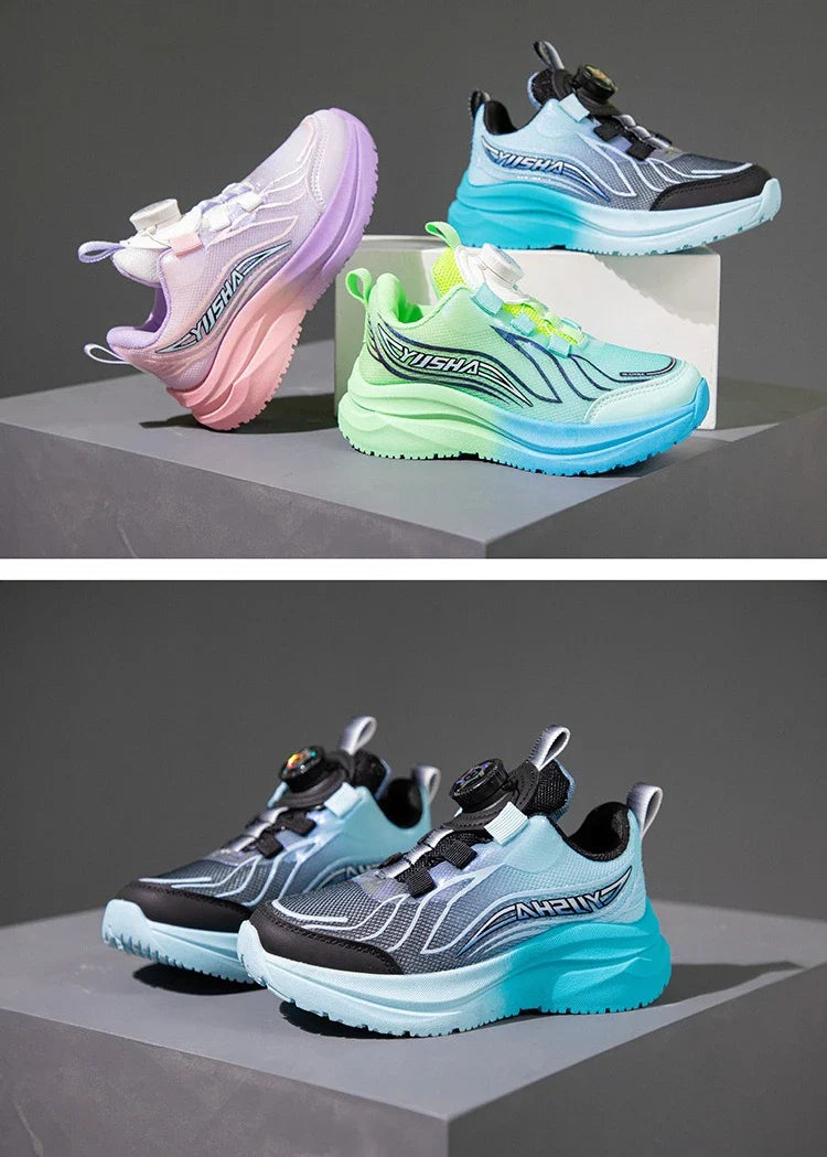 Kids Basketball Shoes Breathable Sneakers for Boys Girls Student Gym Sports Shoes Mesh Outdoor Running Sneaker