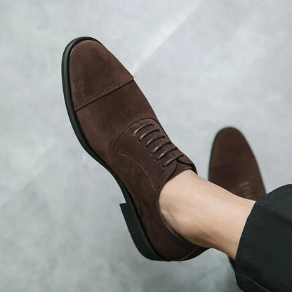 Dress Oxfords Men's Formal Shoes Casual Business Flats Leisure Footwear Party Loafers Retro Men Moccasins Zapatillas Para Hombre