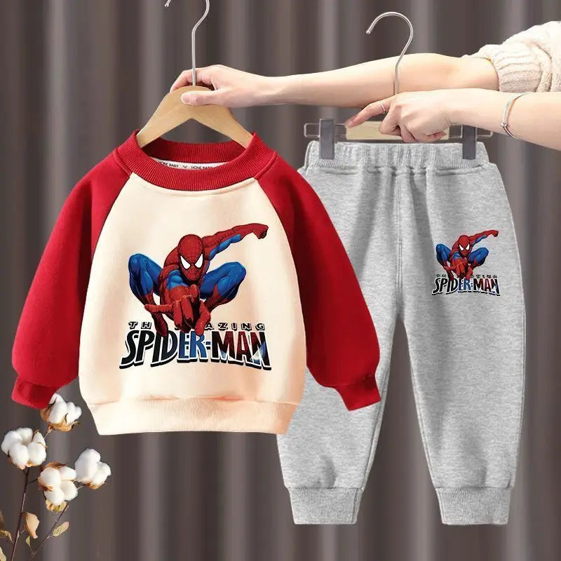 Children's Clothing Sets Boys Cartoon Sweatshirt and Sweatpant 2pcs Kids Tracksuits Boys Pullover Set