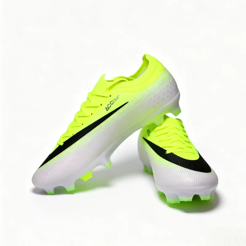 New Mens Football Boots Youth FG/TF Training Studded Fast Soccer Cleats Boys Non Slip Football Shoes Chuteira Campo 35-45