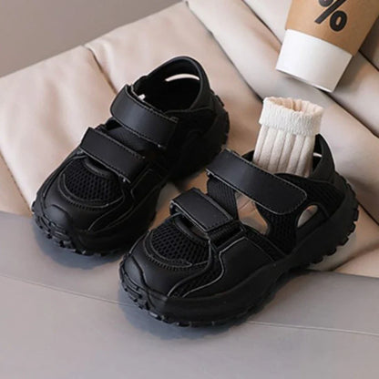 2026 New Design Children's Sports Sandals Breathable Single Mesh Closed-Toe Casual Sneakers for Boys Summer Outdoor Play
