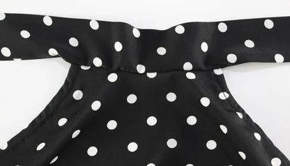 Dot Prints Halter Backless Sleeveless Elegant Party Outfits Women Dresses Summer Sheath Fashion Female Bodycon Trendy