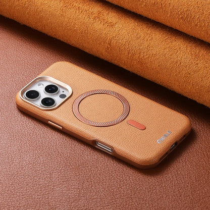 Solid Color Leather For Magsafe Magnetic Shockproof Phone Case For iPhone 17 Pro Max 15 13 14 16 Pro Max Bumper Cover