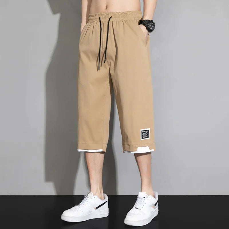 Plus Size Large Men's Shorts 2025 Summer New Trendy Loose Men's Sports and Casual Pants Jorts Baggy Cargo Mens Luxury Brands Man