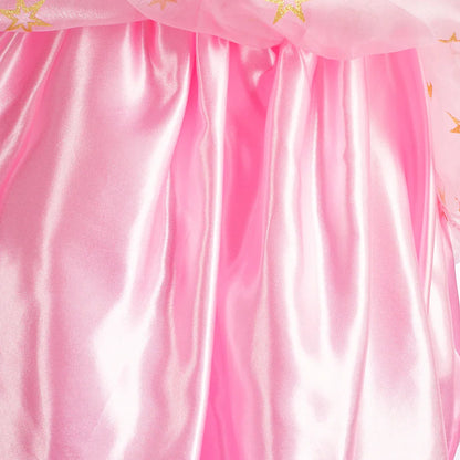 Baby Girl Party Ball Gown Girls Pink Dress Sets Child Christmas Clothes Kids Halloween Sleeping Beauty Aurora Princess Dresses
